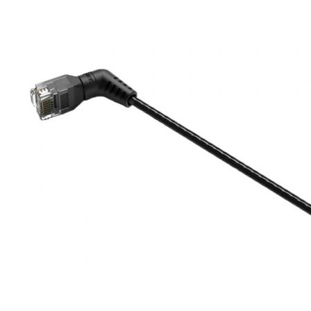 Vention Cable de Red RJ45 UTP Cat6A 1,5 m Negro con Conector Rotatorio